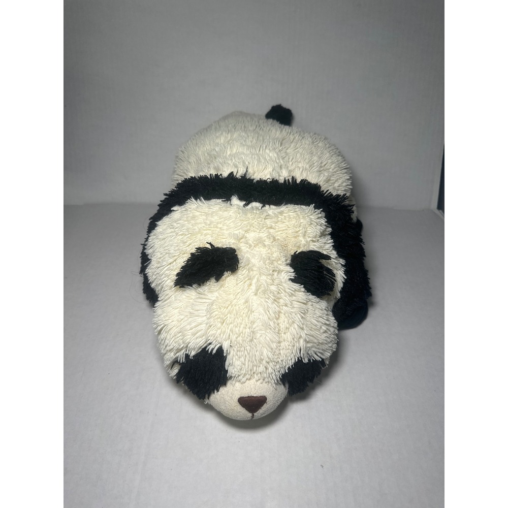 Pillow Pets Pee-Wees Comfy Panda 11" Plush Black & White Plush 2011 Rare